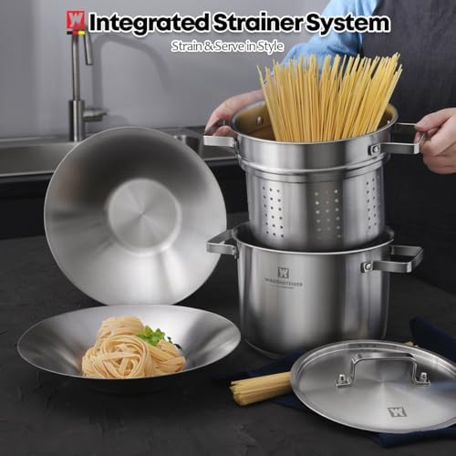 Versatile stainless steel steamer pot