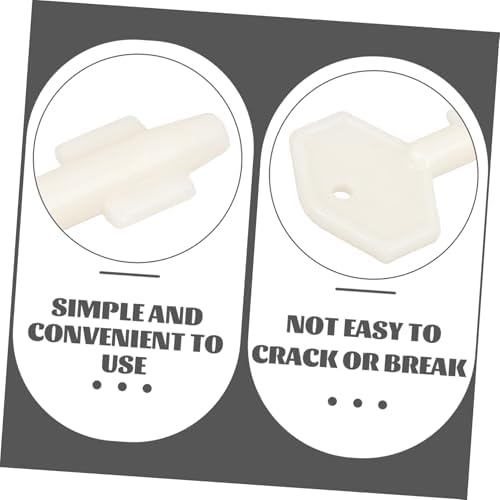 3-Pack Plastic Toilet Paper Dispenser Keys for Commercial Use