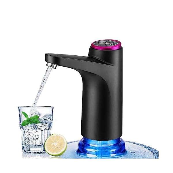   Water-Bottle-DispenserAutomatic-Drinking-Water-PumpWater-Jug-Dispenser-Smart-USB-Portable-Water-Bottle-Pump-with-USB-Electric-Charging-and-Automatic-Off-Switch-Black