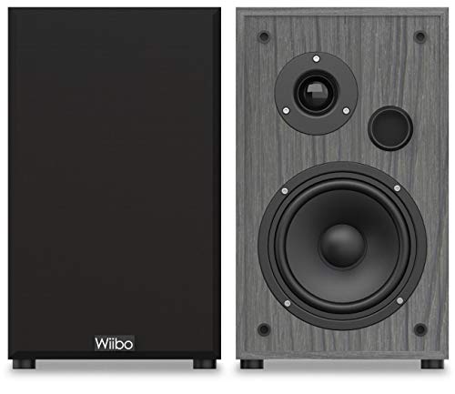 Wiibo String 15 Grey – Enceintes HiFi de Bibliothèque – Puissance 100W – Niveau de Pression Acoustique >80dB – Tweeter 2 Pouces et Woofer 5 Pouces – Paire d’Enceintes Surround Sound - Les Beatles, Paul McCartney, John Lennon, RIngo Starr, George Harrison Wiibo String 15 Grey - Enceintes HiFi de Bibliothèque - Puissance 100W - Niveau de Pression Acoustique >80dB - Tweeter 2 Pouces et Woofer 5 Pouces - Paire d'Enceintes Surround Sound