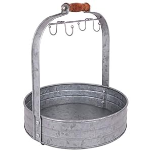   Autumn-Alley-Rustic-Farmhouse-Galvanized-Coffee-Mug-Rack-Organizer-for-Kitchen-Counter-Mug-Tree-with-Cup-Hooks-and-Basket-for-Storage-of-k-cups-and-Accessories-Perfect-for-Coffee-Bar