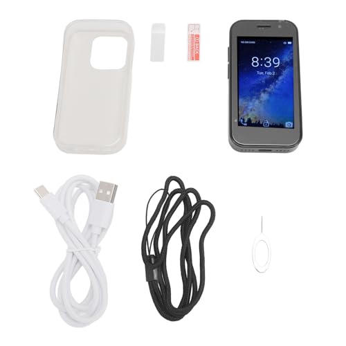 Entsperrtes Smartphone, 3G-Handy mit 3-Zoll-Bildschirm, 4-MP-Frontkamera und 6-MP-Kamera auf der Rückseite, 2 GB RAM und 16 GB ROM, 2000-mAh-Lithiumbatterie (Black) – Bild 6