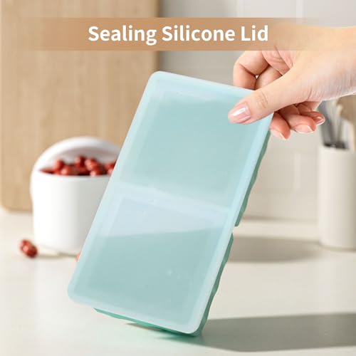 Silicone-Freezer-Tray-for-Soup-Ice-Cubes-2-Cup-Freezing-Tray-for-Meal-Prep-2Pack-Silicon-Soup-Portion-Freeze-Tray-Make-Stock-Souped-Ice-Cube Silicone Freezer Tray for Soup Ice Cubes 2 Cup Freezing Tray for Meal Prep 2Pack Silicon Soup Portion Freeze Tray Make Stock Souped Ice Cube
