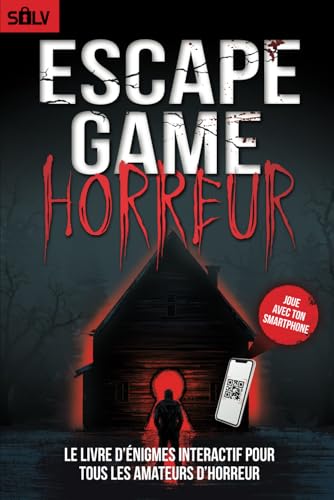 Escape Game Horreur: Le livre d'énigmes interactif pour tous les adultes fans d'horreur et d'enquêtes criminelles à résoudre