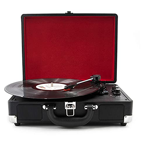 Platine Vinyle Portable avec Haut-parleurs stéréo, Prend en Charge USB, Sortie Casque MP3, Lecture de Musique sur téléphones Portables, Tourne-Disque Bluetooth pour la Maison (Noir - Les Beatles, Paul McCartney, John Lennon, RIngo Starr, George Harrison Platine Vinyle Portable avec Haut-parleurs stéréo, Prend en Charge USB, Sortie Casque MP3, Lecture de Musique sur téléphones Portables, Tourne-Disque Bluetooth pour la Maison (Noir