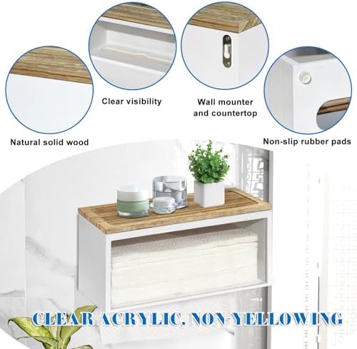 UGiftT Solid Wood Paper Towel Dispenser