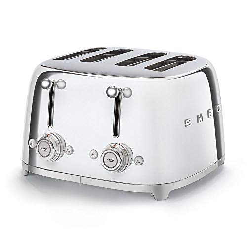 Smeg-4-Slot-Toaster-Chrome-TSF03-SSUS Smeg 4 Slot Toaster Chrome TSF03 SSUS