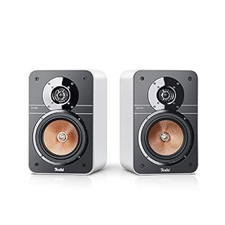 Teufel Ultima 20 Paire d’Enceintes Bibliothèques Hi-FI, Système à Deux Voies, Tweeters avec Phase-Plug, Bass-Reflex (Blanc) - Les Beatles, Paul McCartney, John Lennon, RIngo Starr, George Harrison