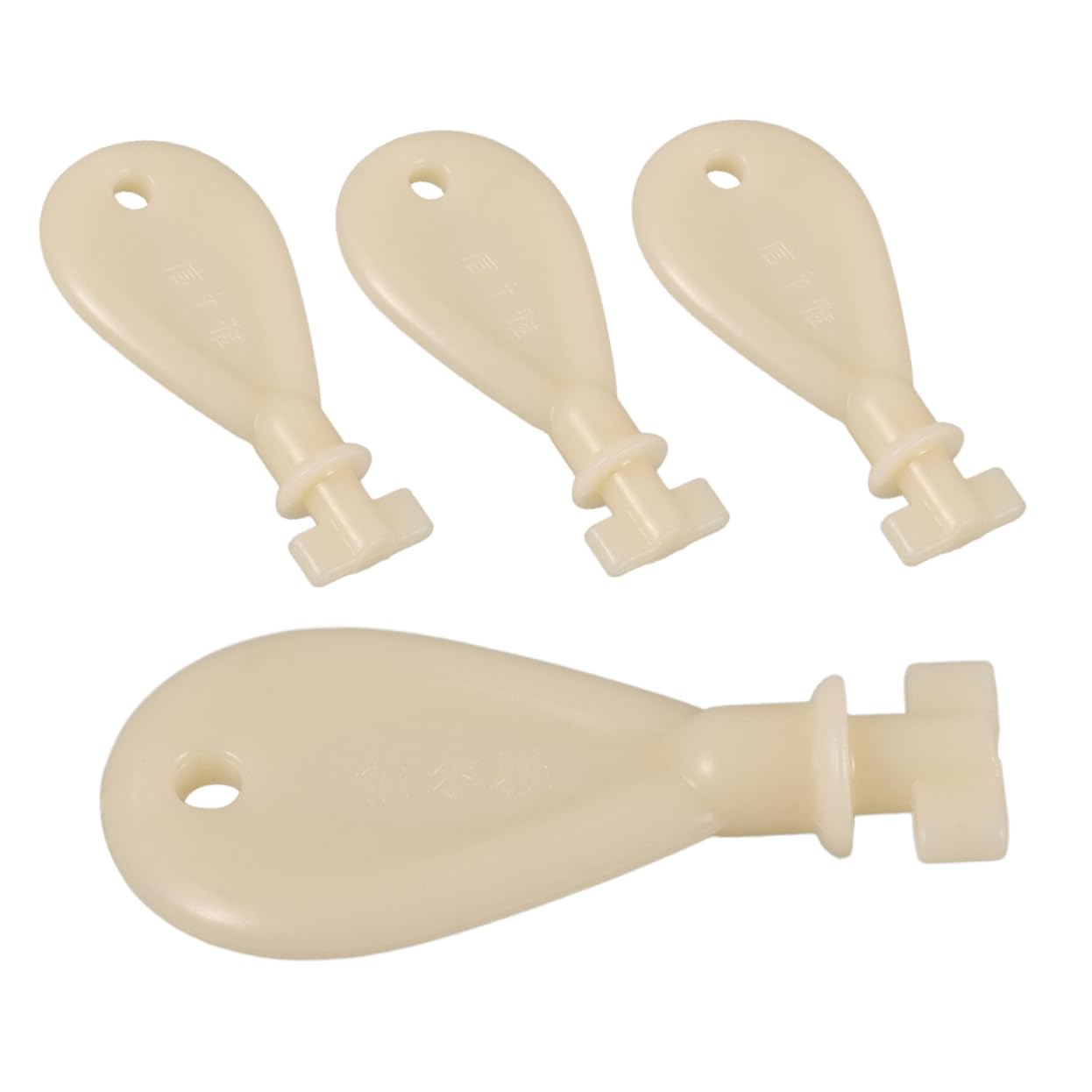 4pcs Paper Towel Dispenser Lock Replacement Key Ring for Tissue Box