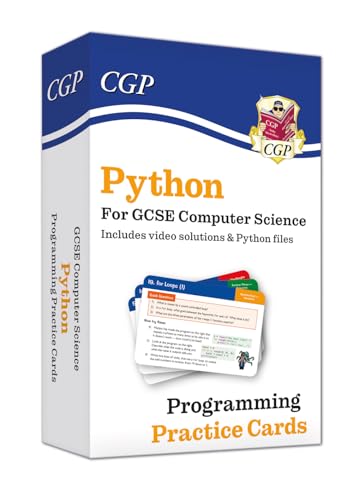 New Python Programming Practice Cards for GCSE Computer Science with Python Files & Videos (GCSE Python for Computer Science)