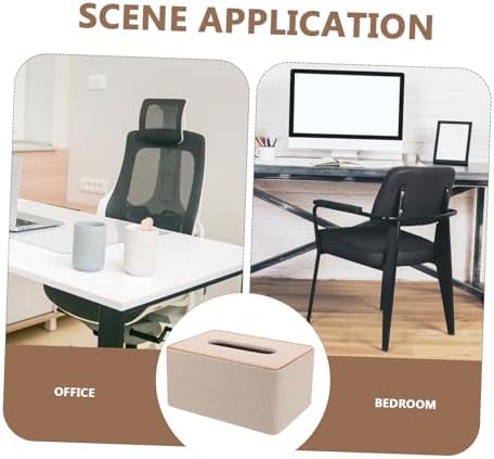 Elegant Leather Napkin Dispenser for Car Home Office Use
