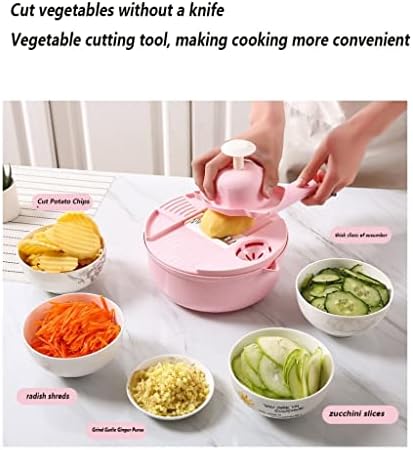 Grafken 9-in-1 Vegetable Slicer Set Pink