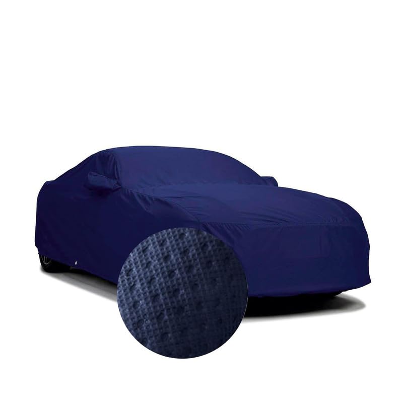 Image of PROTEGO All Weather Protection N-Series Car Cover for Jeep Compass | Anti Dust, 100% Waterproof, Heat Resistant, UV Proof - Triple Stitched Elastic Grip with Mirror Pocket | (Blue)