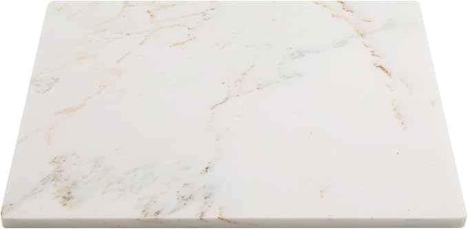 Marble Cheese Board With Gold Accents