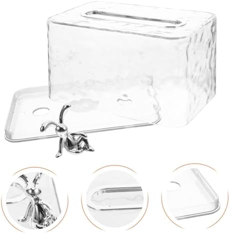 Stylish Clear Plastic Napkin Dispenser Box