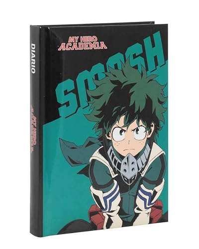 MY HERO ACADEMIA Agenda scolaire 2024-2025 officiel My Hero Academia, Agenda 12 mois, idéal pour l'école primaire ou média, couverture rembourrée et 320 pages intérieures imprimées en couleur, 13 x