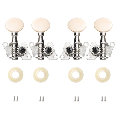 NVOQILIN Cheville d’accordage classique pour ukulélé 2R Accordeurs Boutons de Mécaniques Ouvertes pour Ukulélé 4 Cordes Pièces de Guitare - Les Beatles, Paul McCartney, John Lennon, RIngo Starr, George Harrison NVOQILIN Cheville d'accordage classique pour ukulélé 2R Accordeurs Boutons de Mécaniques Ouvertes pour Ukulélé 4 Cordes Pièces de Guitare
