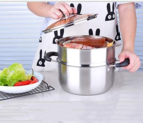 Steamer stainless steel twolayer pot home kitchen