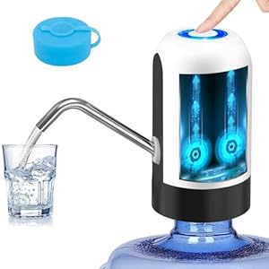   Myvision-3-5-Gallon-Bottle-Water-PumpPortable-Electric-Water-Dispenser-USB-Charging5-Gallon-Water-Jug-Dispenser-Pump-Switch-White