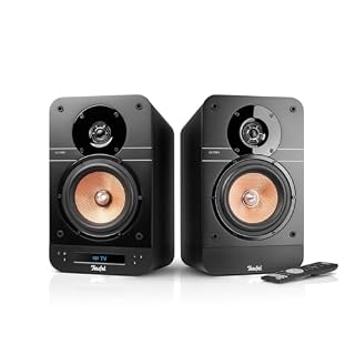 Teufel Ultima 25 Active Paire d’enceintes bibliothèques Actives avec récepteur AV intégré, Bluetooth 5.0 avec aptX® et AAC, Radio Dab+, Multiples Options de connectivité, Noir - Les Beatles, Paul McCartney, John Lennon, RIngo Starr, George Harrison