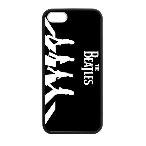 NUBI BUL Personalized Protective Hard Noir Phone Coque for Coque iphone 7 – The Beatles -i7A848 - Les Beatles, Paul McCartney, John Lennon, RIngo Starr, George Harrison NUBI BUL Personalized Protective Hard Noir Phone Coque for Coque iphone 7 - The Beatles -i7A848