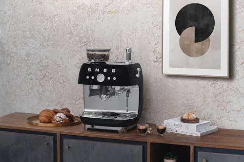 Smeg-Semi-Automatic-Espresso-Machine-Black Smeg Semi Automatic Espresso Machine Black