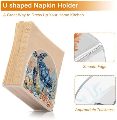 Seahorse Swimming Napkin Holder