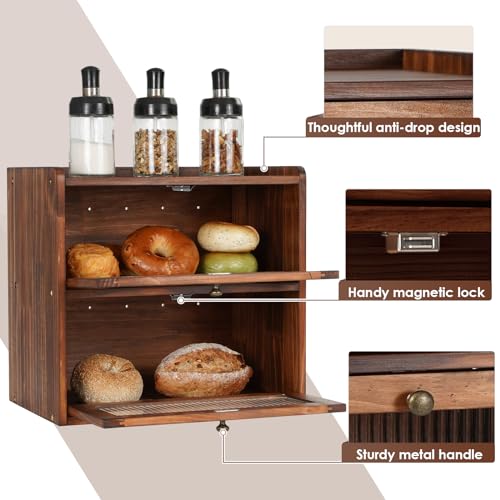 Sunhoo-Bread-Box-for-Kitchen-Countertop-Wooden-Bread-Storage-Container-Bin-2-Layer-Breadbox-Holder-Large-Capacity-Keeper-Vintage-Farmhouse-Food-Organizer-Pantry-Shelf-Acrylic-Window-Brown Sunhoo Bread Box for Kitchen Countertop Wooden Bread Storage Container Bin 2 Layer Breadbox Holder Large Capacity Keeper Vintage Farmhouse Food Organizer Pantry Shelf Acrylic Window Brown