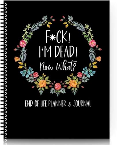 End Of Life Planner uk,I'M Dead Now What Book Planner,Guided Final Arrangements When I'M Gone Workbook Organizer Notebook