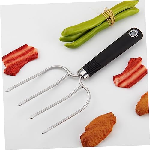 IMIKEYA 2pc Stainless Steel Barbecue Forks Turkey Lifting Set