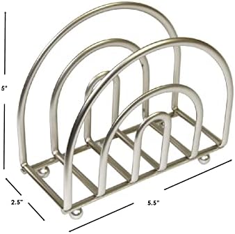 Stylish Napkin Holder with Satin Nickel Design