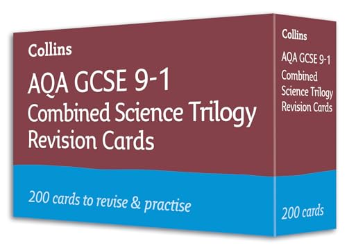 AQA GCSE 9-1 Combined Science Revision Cards (Biology, Chemistry & Physics): Ideal for the 2025 and 2026 exams (Collins GCSE Grade 9-1 Revision)