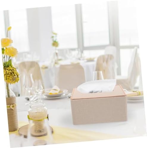 Elegant Leather Napkin Dispenser for Car Home Office Use
