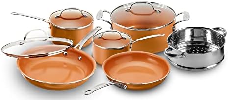 Gotham Steel 10-Piece Kitchen Set with Non-Stick Titanium Ceramic Coating