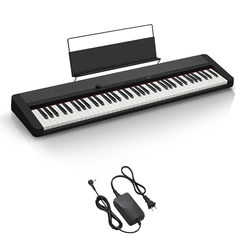 Casio CT-S1-76BK Clavier de Piano avec 76 Touches Sensibles à la Vélocité et 61 Tonalités en Noir - Les Beatles, Paul McCartney, John Lennon, RIngo Starr, George Harrison Casio CT-S1-76BK Clavier de Piano avec 76 Touches Sensibles à la Vélocité et 61 Tonalités en Noir