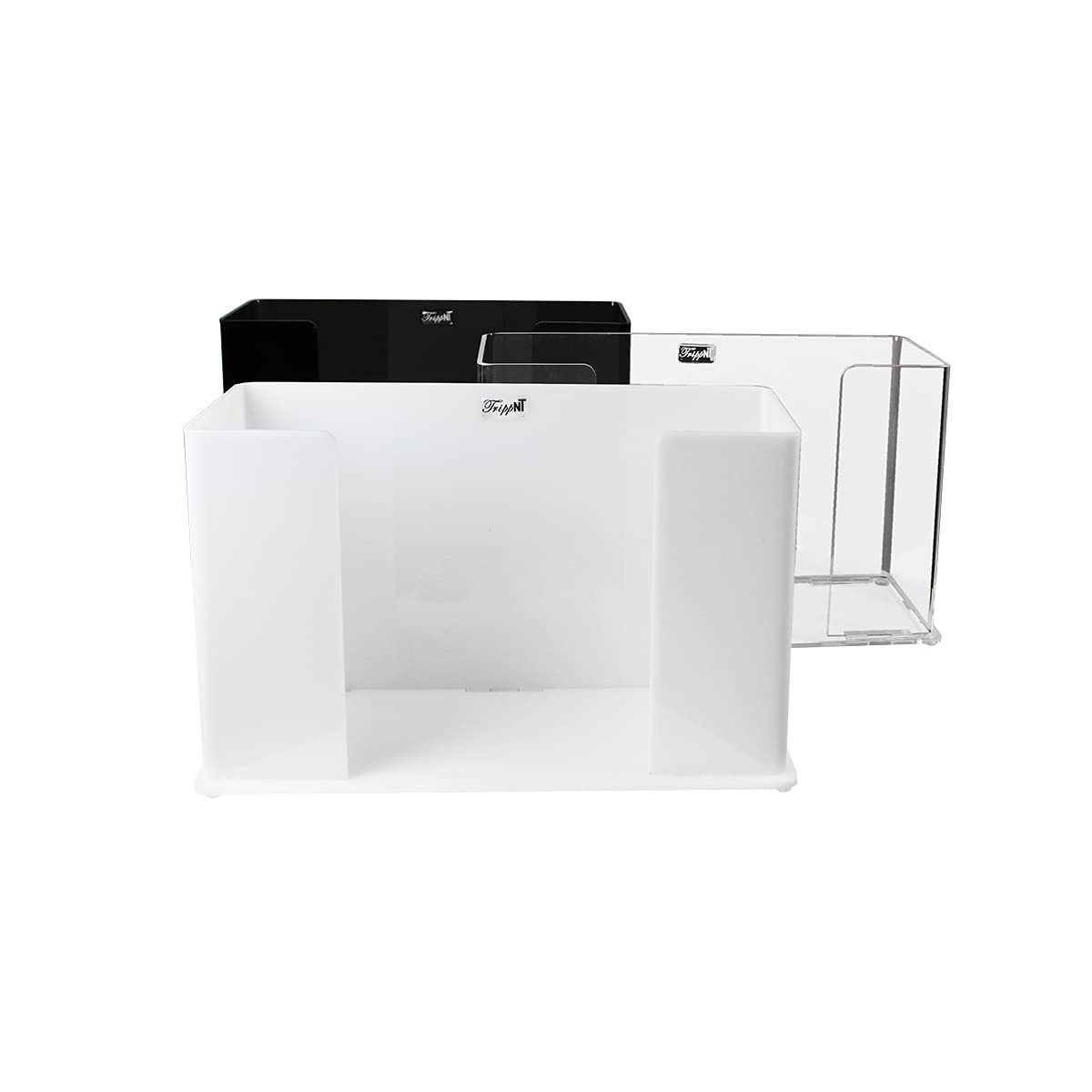 TrippNT 52914 Black Countertop Paper Towel Holder