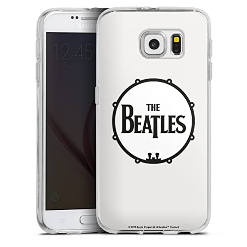 DeinDesign Coque en Silicone Compatible avec Samsung Galaxy S6 Etui Silicone Coque Souple The Beatles Rock ‘n’ Roll Logo - Les Beatles, Paul McCartney, John Lennon, RIngo Starr, George Harrison DeinDesign Coque en Silicone Compatible avec Samsung Galaxy S6 Etui Silicone Coque Souple The Beatles Rock 'n' Roll Logo