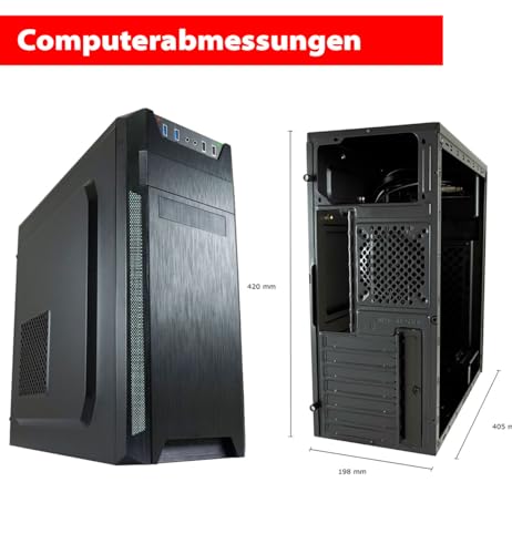 Ultra Intel i7 PC - Schneller Rechner + Computer für Büro & Home Office mit 16GB DDR3 RAM/Arbeitsspeicher - 512GB SSD - DVD+RW - USB3.0 - WiFi 600 und Bluetooth 5 - Win 11 Pro – Bild 4