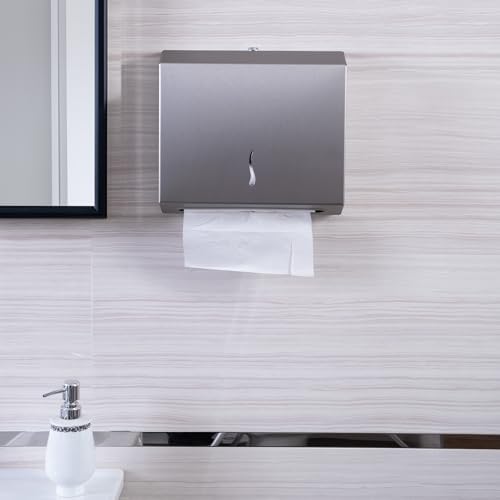 304 Stainless Steel Wall-Mounted Commercial Paper Towel Dispenser