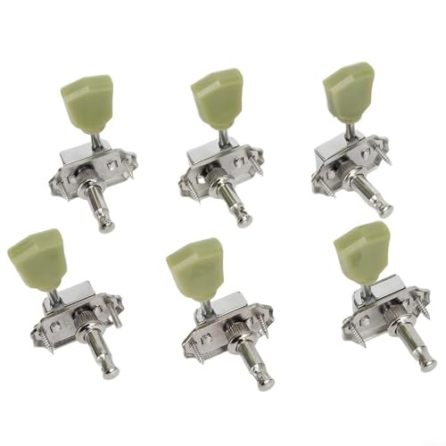 Pour Gibson Style Jeu de chevilles d’accordage, mécaniques de guitare de luxe, 3R + 3L - Les Beatles, Paul McCartney, John Lennon, RIngo Starr, George Harrison Pour Gibson Style Jeu de chevilles d'accordage, mécaniques de guitare de luxe, 3R + 3L
