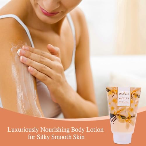 Luxury Spa Gifts for Women – 8 Pc Vanilla Scented Bath and Body Set with Bubble Bath, Lotion & More – Luxury Self Care Kit for Wife, Mom, Girlfriend, Birthday Gifts for Women by Draizee - Image 5