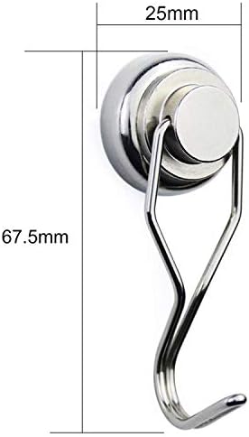 Neodymium Magnetic Hook 675mm 10-Pack for Refrigerators Other Magnetic Surfaces