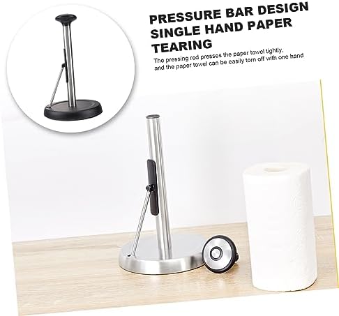 ULTECHNOVO Roll Tissue Holder Kitchen_paper Towel Dispenser Napkin Rack Space-Saving
