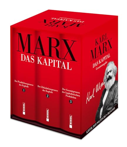 Karl Marx: Das Kapital (Vollständige Gesamtausgabe): 3 Bände im Schuber