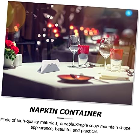 Elegant Snow Mountain Napkin Holder