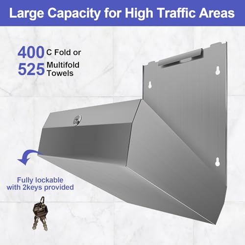 Heavy Duty Wall-Mounted Paper Towel Dispenser