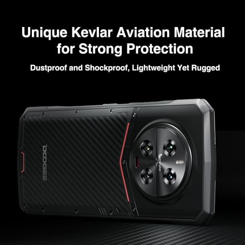 DOOGEE DK10 5G Simlockfreie Handys(2024), 32GB + 512GB Smartphone ohne Vertrag, 6.67" 2K AMOLED Display, Dimensity 8020 Octa Core, 50MP AI + 64MP Nachtsicht + 16MP + 50MP, 5150mAh Akku Schwarz – Bild 3