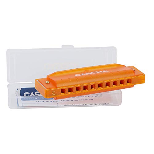 CASCHA Fun Blues Harmonica diatonique à 10 trous pour enfants et adultes Design semi-transparent de qualité supérieure et longue durée de vie - Les Beatles, Paul McCartney, John Lennon, RIngo Starr, George Harrison CASCHA Fun Blues Harmonica diatonique à 10 trous pour enfants et adultes Design semi-transparent de qualité supérieure et longue durée de vie