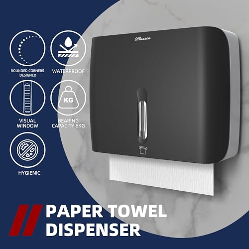 Bathroom Dispenser Waterproof Easy Install Durable Plastic 2-Pack