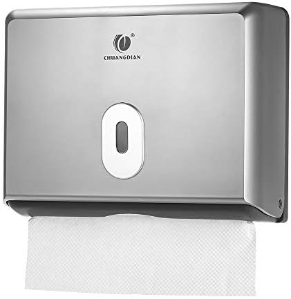 Toilet Tissue Dispenser Wall Mounted Silver